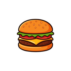 Fast Food Burger Icon