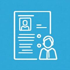 Detailed profile information and personal details displayed on a document or digital interface representing an individual s identity