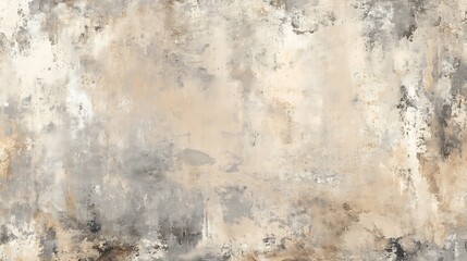 Obraz premium Distressed Beige and Gray Grunge Texture Vintage Wall Background Design