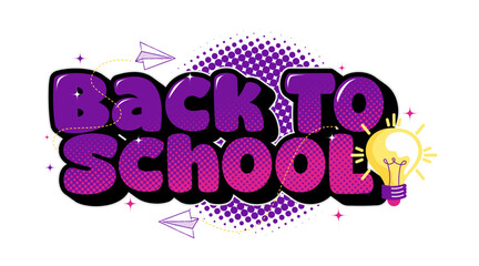 Back to school social media post template vector illustration with colorful with white background. Vector eps