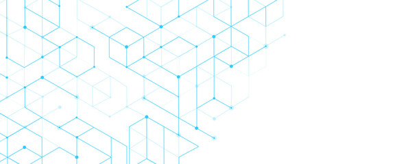 Vector graphic design element with with triangles technology pattern geometric digital geometric science and connection concept