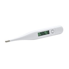 Modern Digital Thermometer Showing Normal Body Temperature Measurement