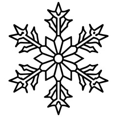 Minimal Snow Illustration