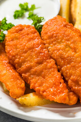 Spicy Homemade Buffalo Chicken Fingers