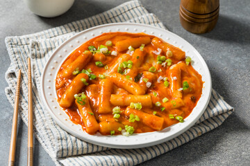 Homemade Cheesy Korean Tteokbokki