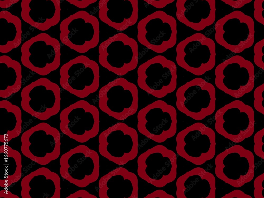 Poster abstract creative background with repeated shapes