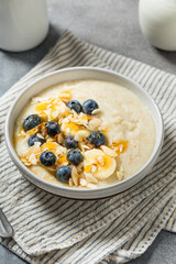 Healthy Homemade Creamy Farina Breakfast Porridge