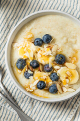 Healthy Homemade Creamy Farina Breakfast Porridge