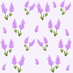 seamless pattern with purple flowers, pattern for textile, fashion for textile, gift wrap, wallpapper, baby decoration rooms, blanket, towel
