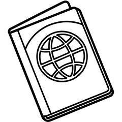 Passport Icon White BG