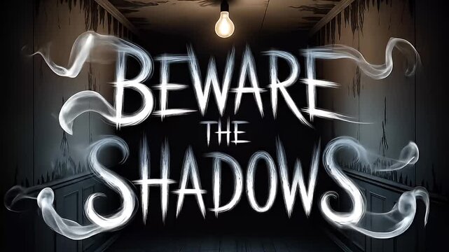 beware the shadows dark haunted hallway