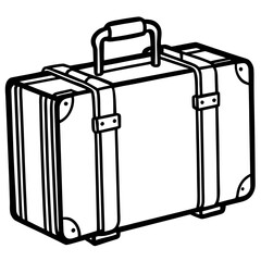 Minimal Suitcase Vector
