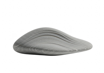 Textured grey fabric cap isolated on transparent background