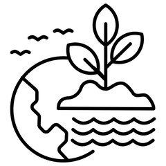Natural Sourcces Outline Icon