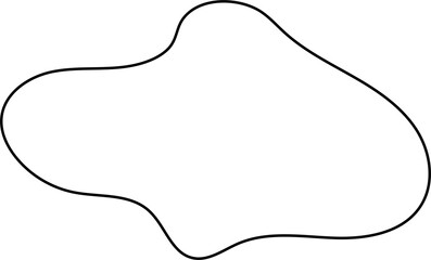 Circle line shapes. Geometric design