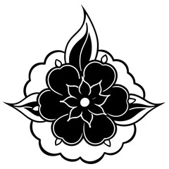 Simple Vapor Blossom Flat Design
