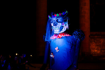 Conmemoración de Día de Muertos en México.