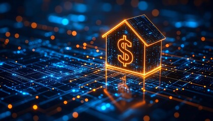 Digital House with Finance, and Circuit Board.