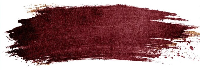 A rich, deep burgundy paint stroke
