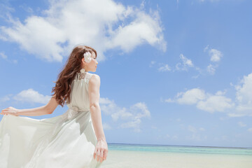 リゾート　旅行イメージ　＆　美容イメージ