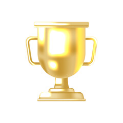 Elegant Gold Award Cup Ideal for Sports Medals E-Sports Achievements and Digital Certificates