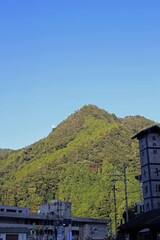 道の駅十津川郷からの満月
