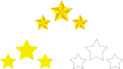 Obraz premium Three stars