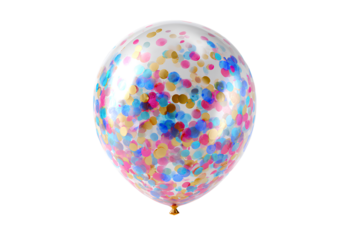 - Artistic Watercolor Illustration of Clear Balloons with Soft Pastel Colors, Isolated on Transparent Background