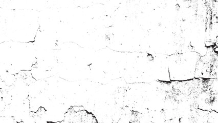 Obraz premium Distressed Black and White Grunge Wall Texture Overlay