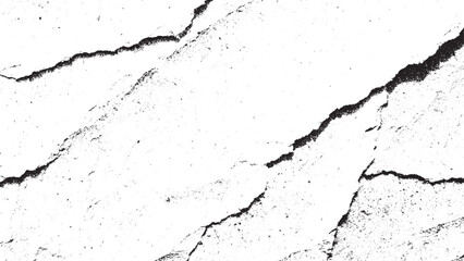 Abstract High Contrast Black White Cracked Surface Texture Vector