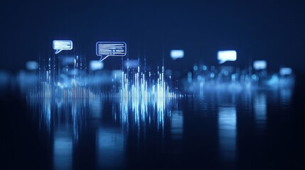 Modern AI Powered Voice Recognition and Multilingual Speech to Text Translation Premium Tech Content for Global Business Communication and Marketing