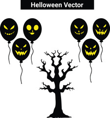 Collection of Happy Halloween Icons,set of halloween elements,Vector Illustration spooky halloween elements set illustration


