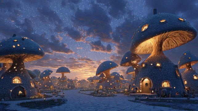 A mysterious UFO soars through the dark night sky over a tranquil sea, its light glinting off the water