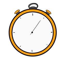 Modern Flat Style Icon stop watch