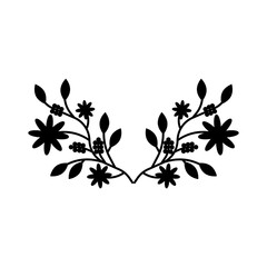 ornament leaf flowers