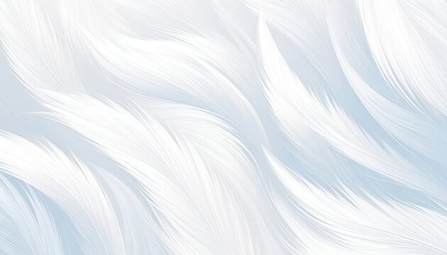 Abstract flowing white hair background with soft light hues resembling gentle movement and elegant texture for fashion, beauty, or artistic design themes