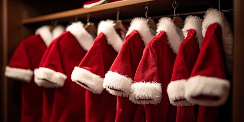 Holiday Spirit Captured in Santa Suits