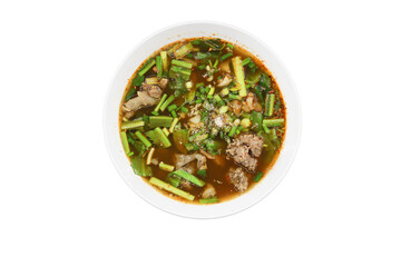 Savory Culinary Delight: An overhead shot of a delectable culinary dish, a warm bowl of flavorful...