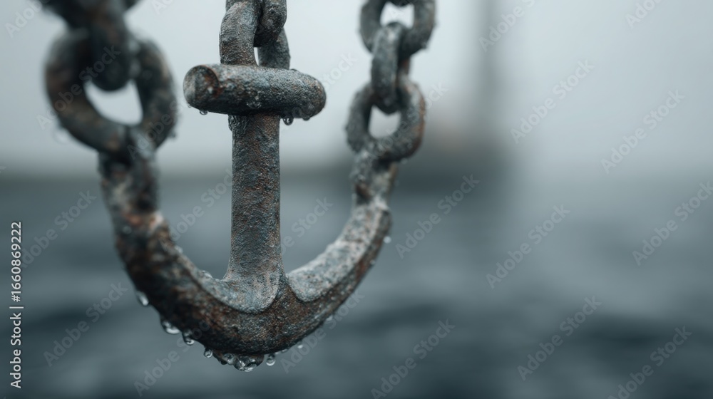 Poster a chain with water droplets demonstrating the fibonacci swing clarity indicator for enhanced visual 