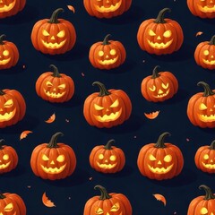 halloween seamless pattern