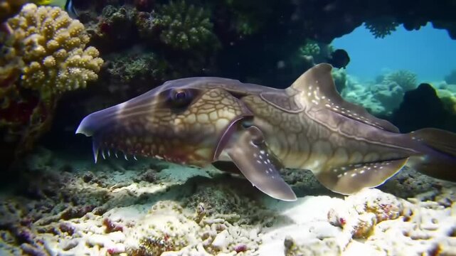 Underwater Fish Amongst Coral Reef