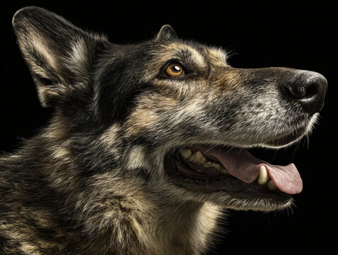 Dog Portrait Wolf Canine Animal Fur Nature Closeup Muzzle Playful Protective Wildlife Ears Snout Teeth Adorable Happy Species Paw Yawning Savannah Rescue Outdoors Cute Lifestyle Captivating