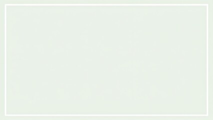 Fototapeta premium 薄いグリーンのフレーム背景 ミニマルな飾り枠デザイン