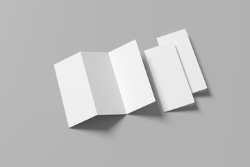 Trifold brochure mockup