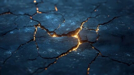 Obraz premium Self-Healing Material Demo