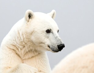 Polar Bear Portrait, Arctic Habitat