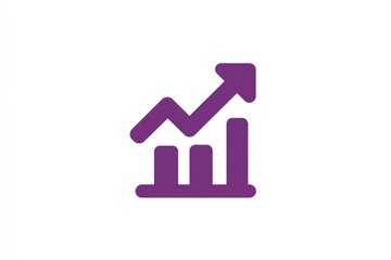 Purple graph icon showing upward trend