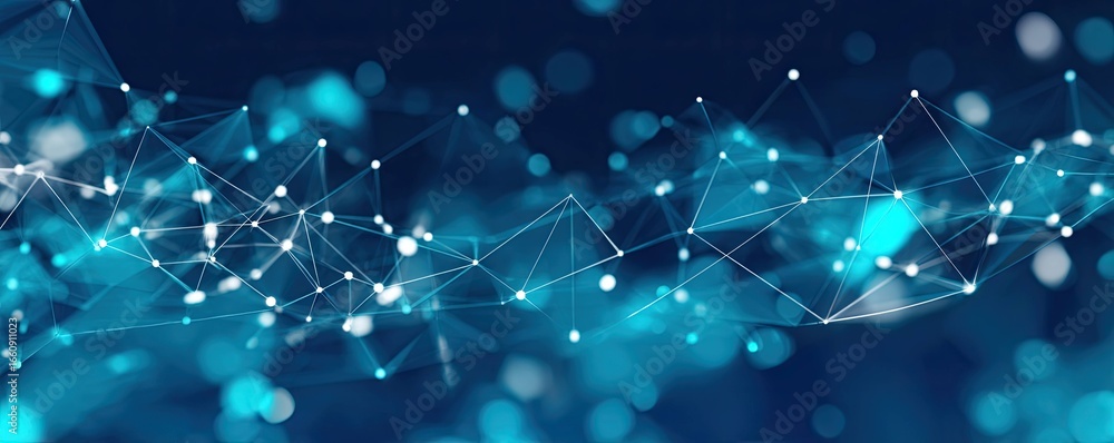 Fototapete digital network connection event online environment abstract visuals technology concept