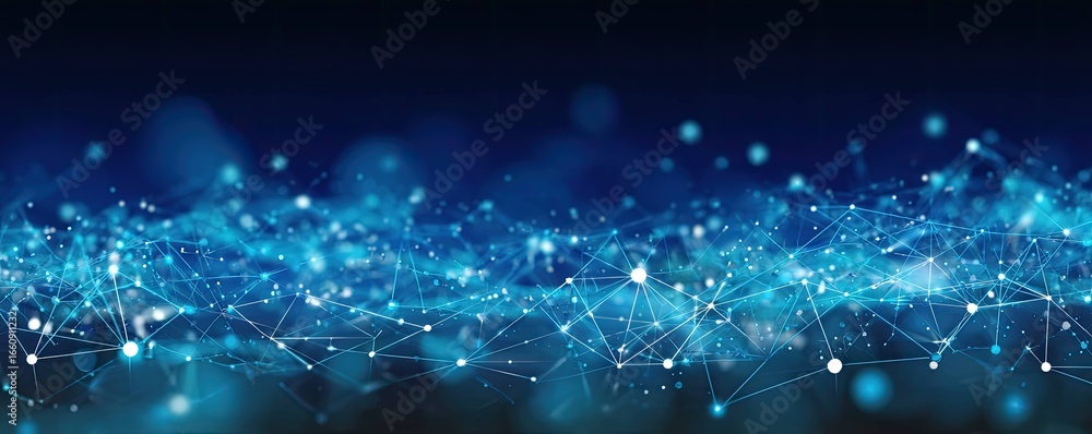 Aufkleber digital network connectivity virtual environment abstract background technology multimedia concept