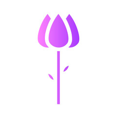 flower gradient icon